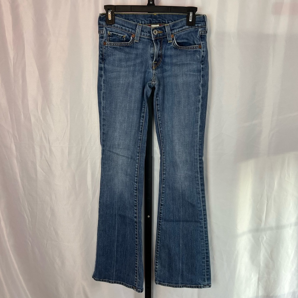 Lucky Brand Zoe Mid Rise Boot Cut Jeans, size 2/26